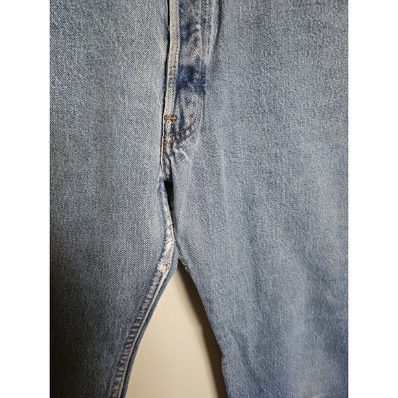 Vintage Levi’s 501 XX Distressed Faded Jeans Denim Made in USA 90s Size 36x32 - Picture 5 of 9
